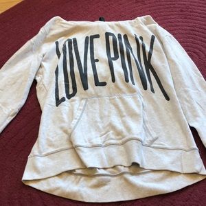 VS pink sweatshirt